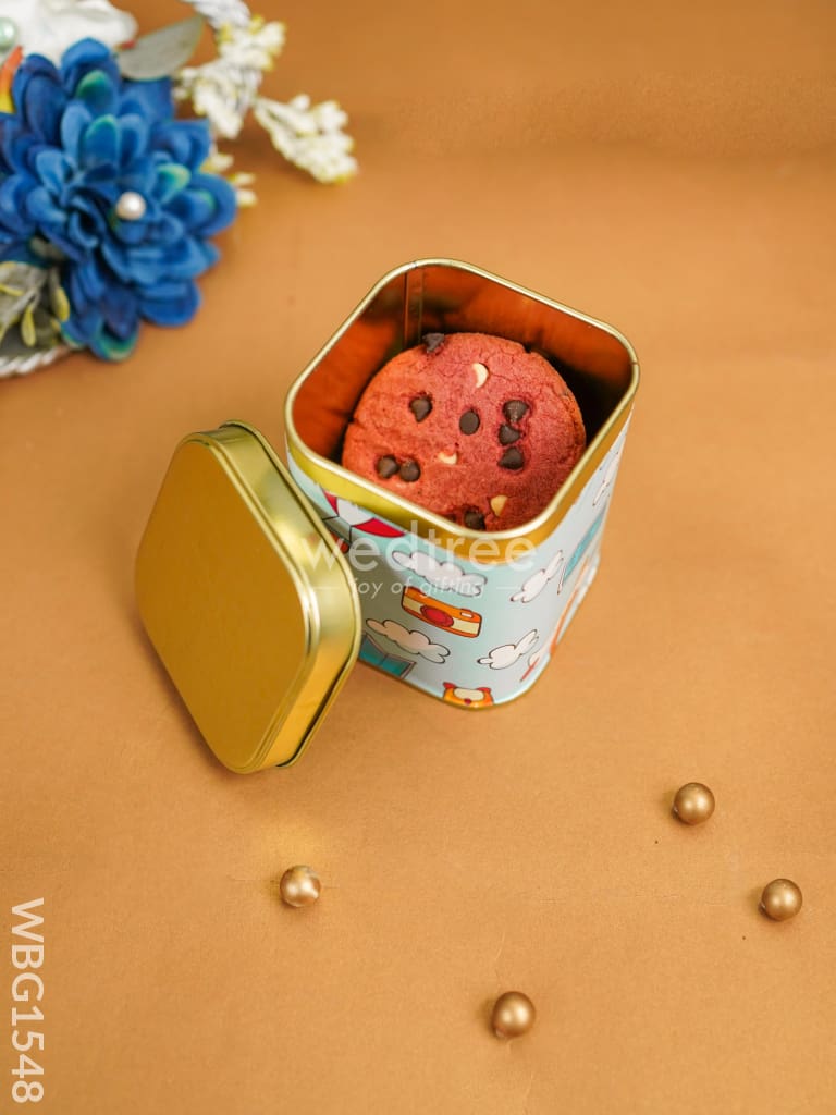 Red Velvet Cookies with Tin Box - WBG1548