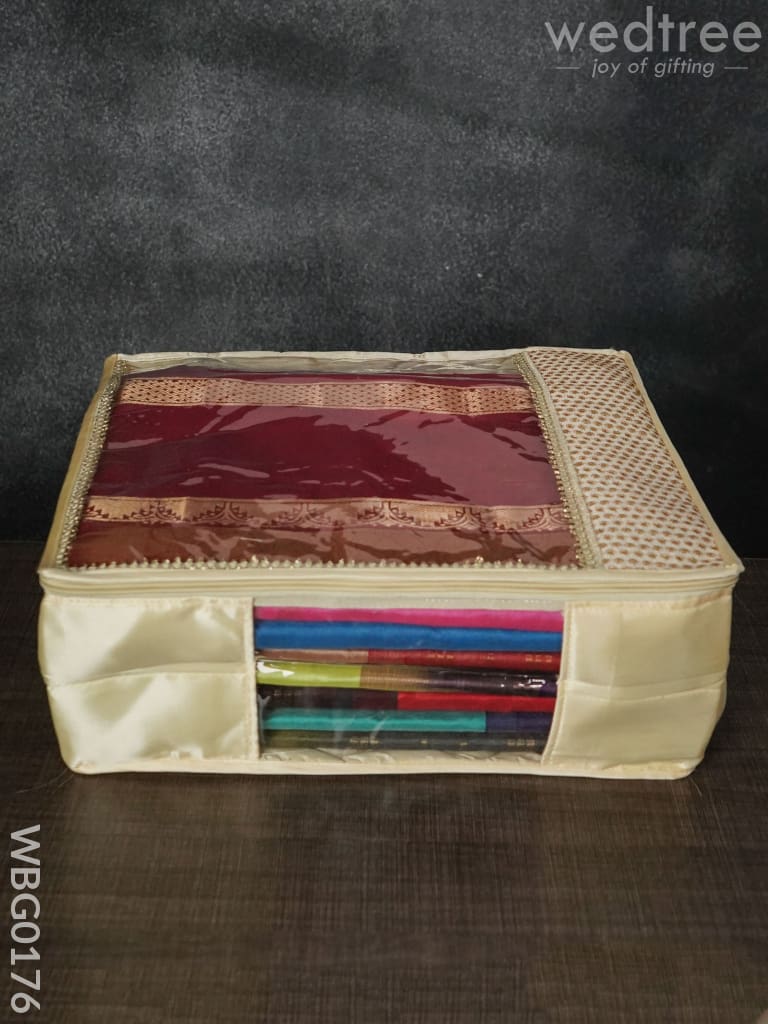 Saree Cover with Chumki Embroidery - 6Inches - WBG0176