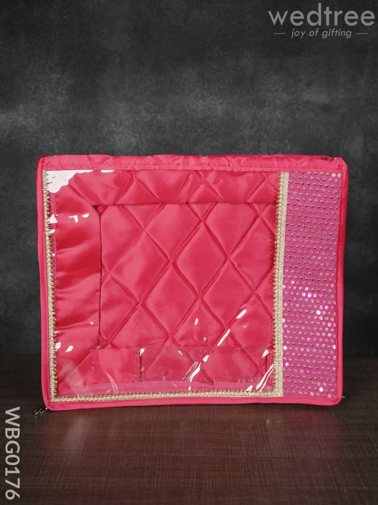Saree Cover with Chumki Embroidery - 6Inches - WBG0176