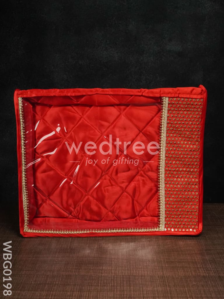 Saree Cover with Chumki work -3 Inches - WBG0198