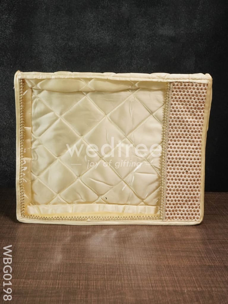 Saree Cover with Chumki work -3 Inches - WBG0198