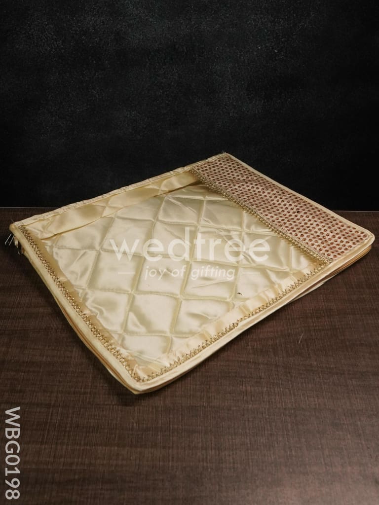 Saree Cover with Chumki work -3 Inches - WBG0198