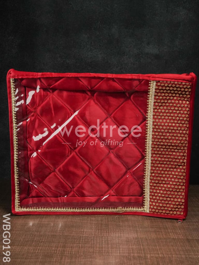 Saree Cover with Chumki work -3 Inches - WBG0198
