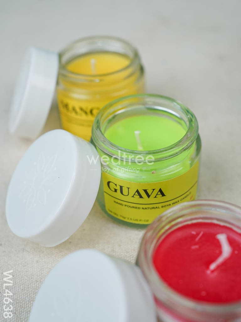 Scented Jar Candle - Set of 4 - WL4638