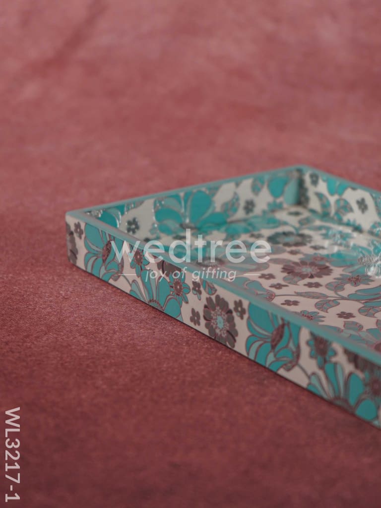 Serving Tray Digitally Printed Floral Desings - WL3217