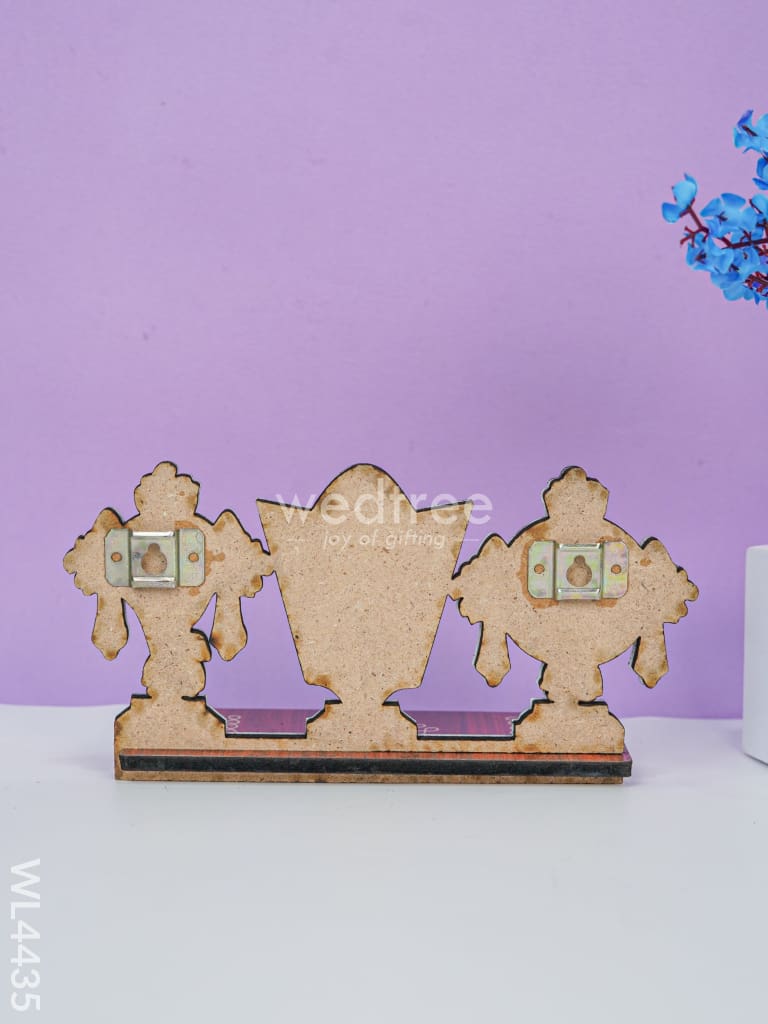 Shank-Chakra-Naama Wall Hanging with Stand - WL4435