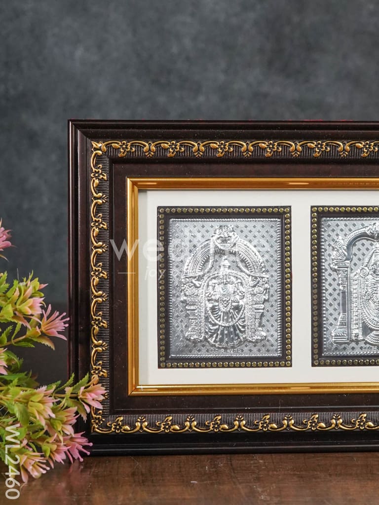 Silver Balaji Padmavathi Thayar Frame - WL2460