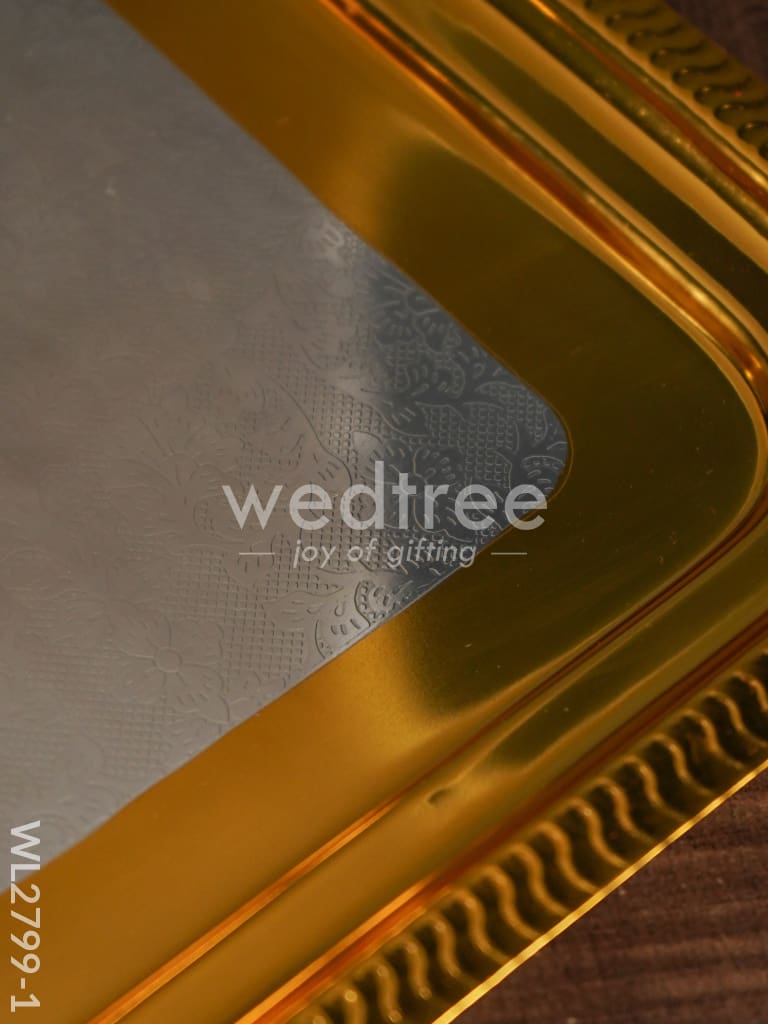 Silver & Plated Bowl (set of 4) with Plate - WL2799