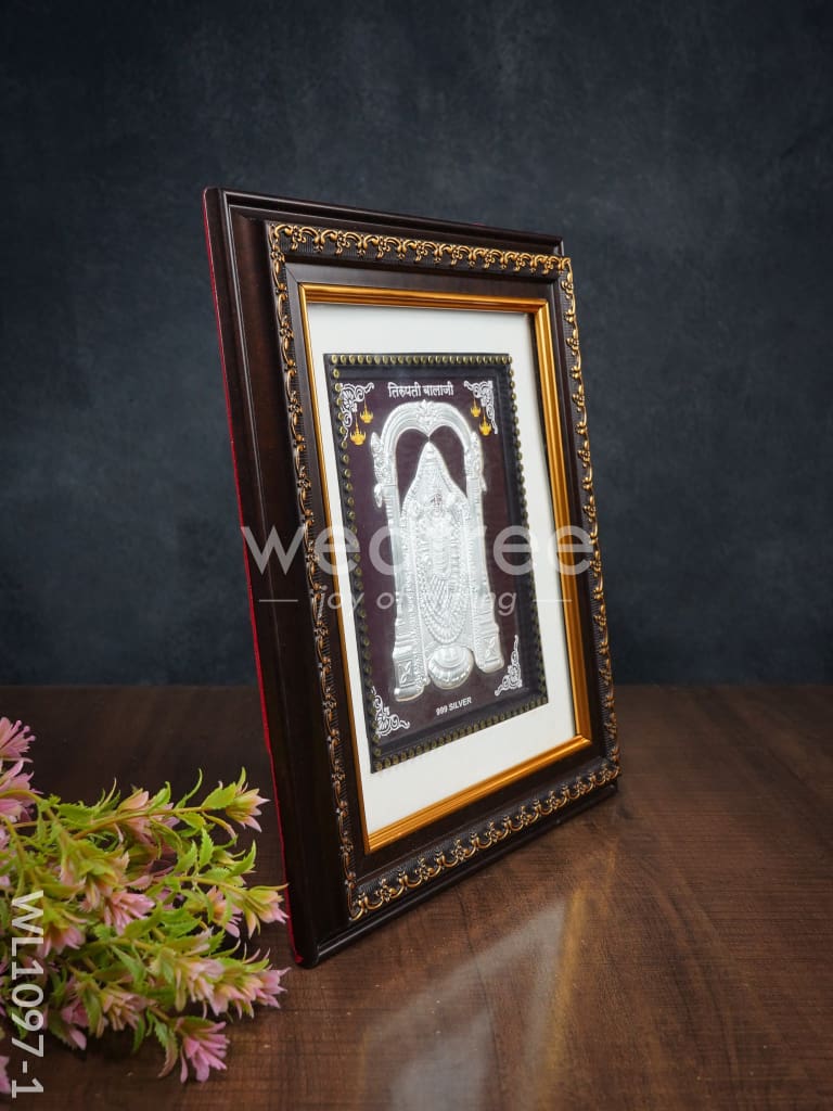 Silver Photoframe Big - Ganesh Lakshmi - WL1097