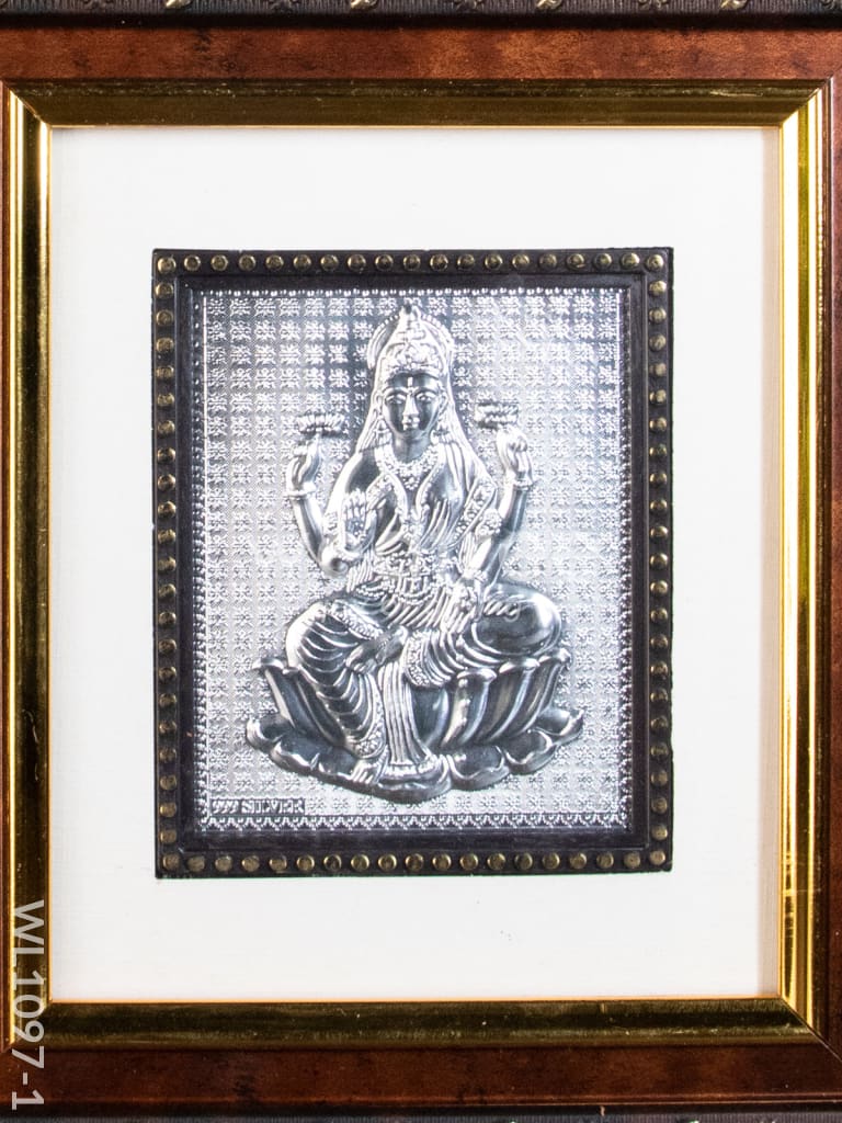 Silver Photoframe Big - Ganesh Lakshmi - WL1097