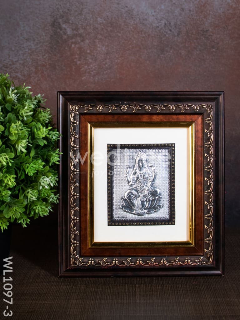 Silver Photoframe Big - Ganesh Lakshmi - WL1097