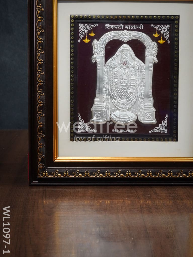 Silver Photoframe Big - Ganesh Lakshmi - WL1097