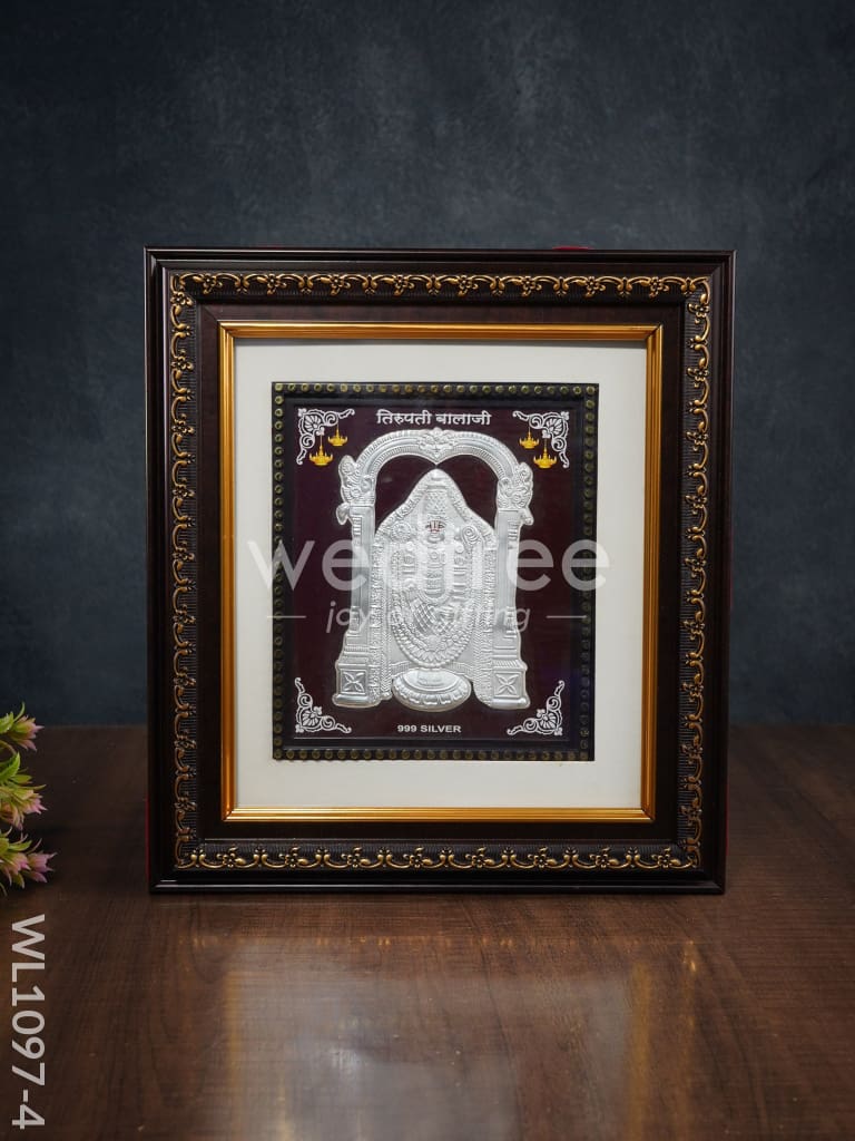 Silver Photoframe Big - Ganesh Lakshmi - WL1097
