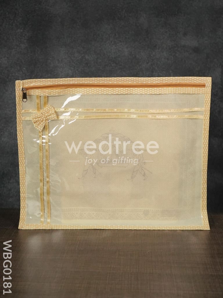 Single Saree Cover with Palanquin Print - WBG0181