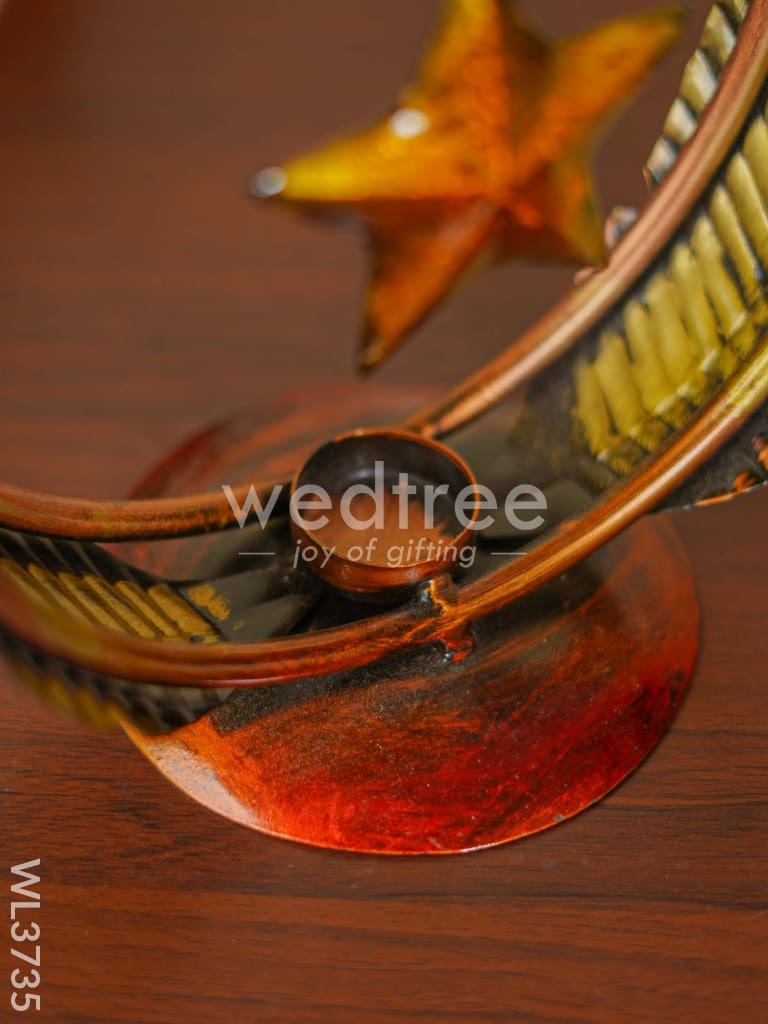 Star in Ring T Light Holder - WL3735