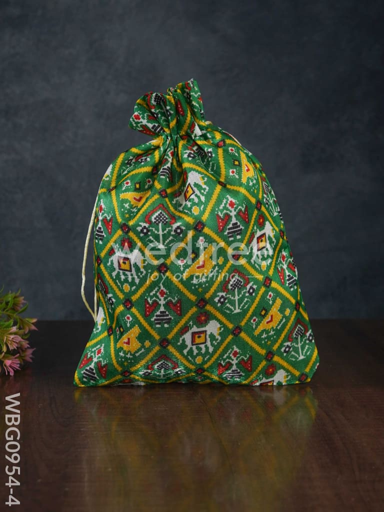 String Bag with Patola Prints - WBG0954