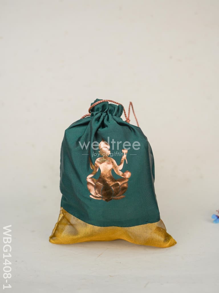 String Bag with Print - Goddess Lakshmi - WBG1408