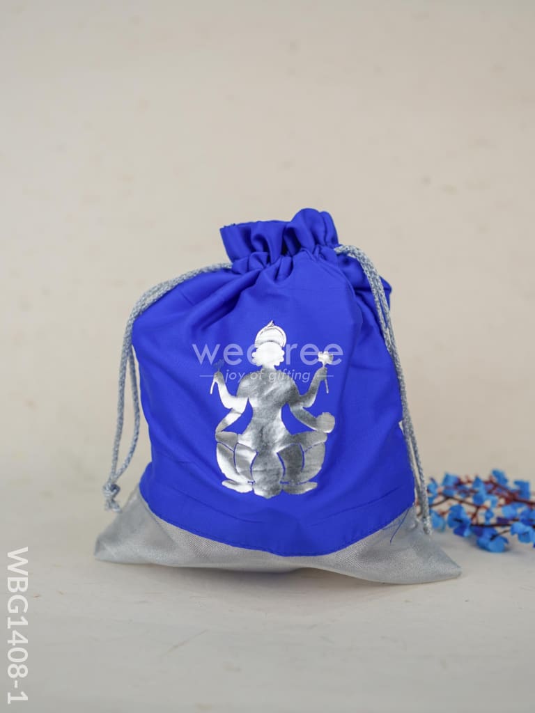 String Bag with Print - Goddess Lakshmi - WBG1408