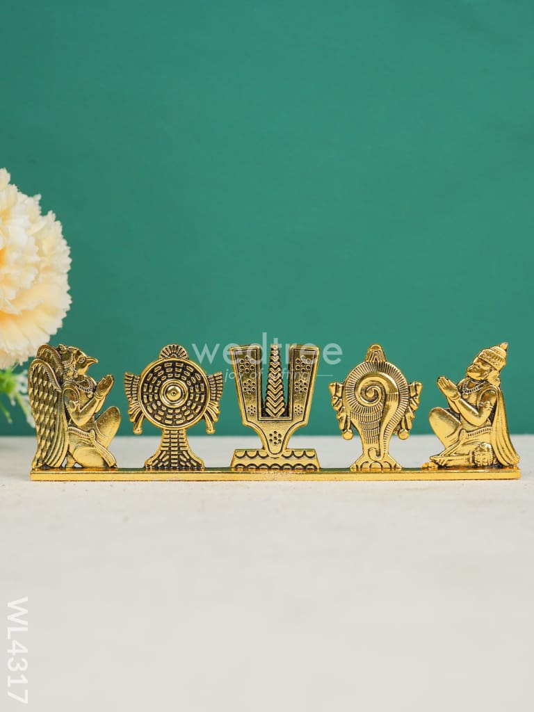 Swarna Golu 2 - Tanjore Painted Golu Padi & Zinc Alloy Murtis - WL4317