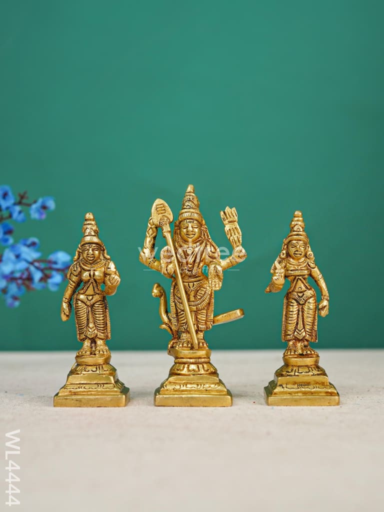 Swarna Golu 5 - Gold Oxidized Golu Padi & Brass Idols - WL4444
