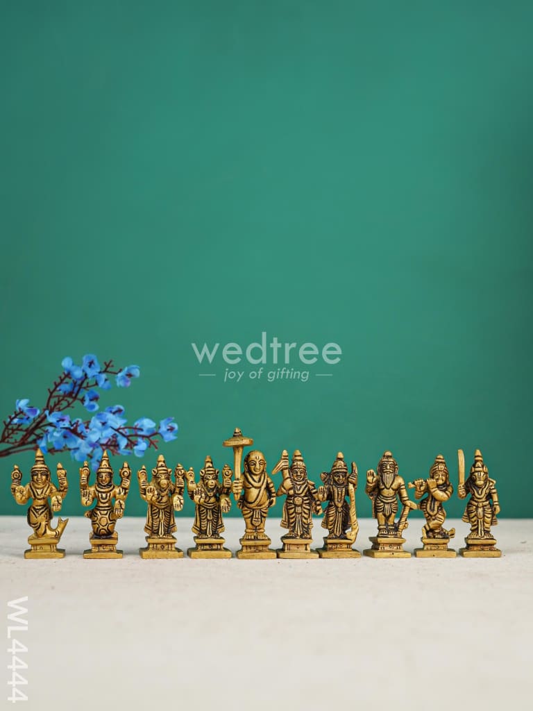 Swarna Golu 5 - Gold Oxidized Golu Padi & Brass Idols - WL4444