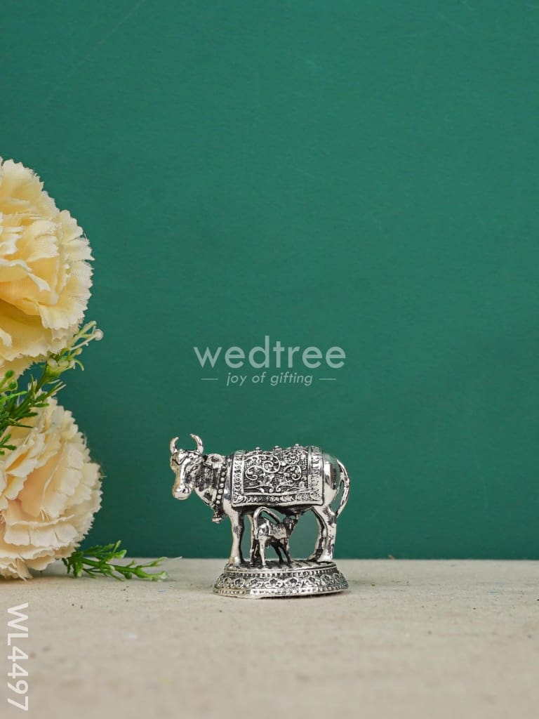 Swarna Golu 6 - Silver Oxidized Golu Padi & Silver Antique Idols - WL4497