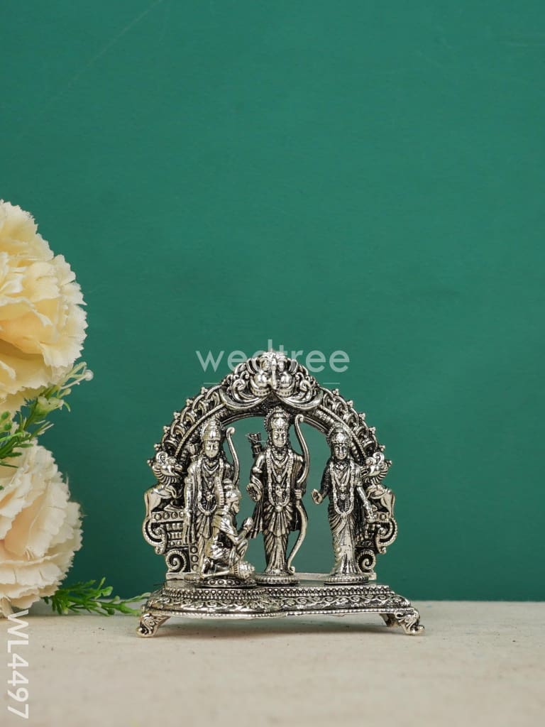 Swarna Golu 6 - Silver Oxidized Golu Padi & Silver Antique Idols - WL4497