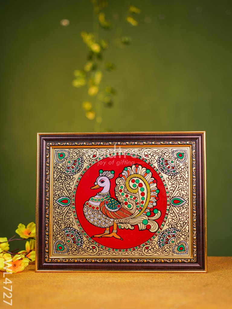 Tanjore Art Photo Frame - Annapakshi - 10 x 8 inch - WL4727