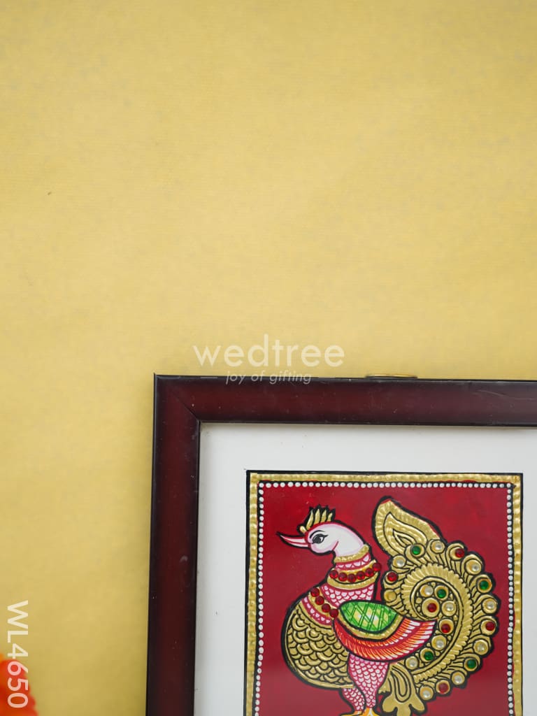 Tanjore Art Photo Frame - Annapakshi - WL4650