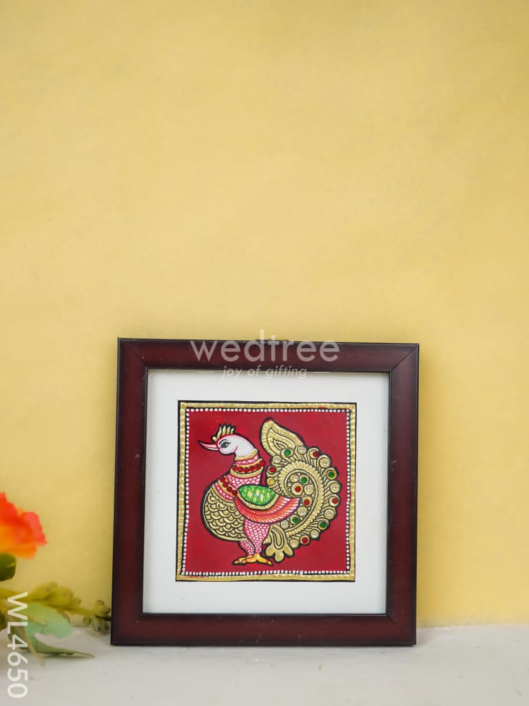 Tanjore Art Photo Frame - Annapakshi - WL4650