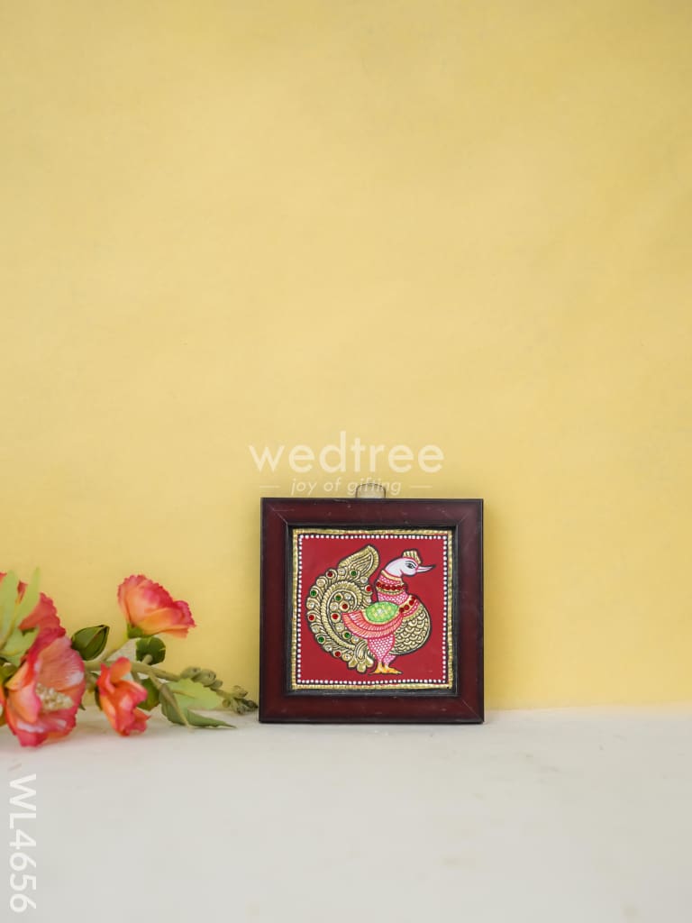 Tanjore Art Photo Frame - Annapakshi - WL4656