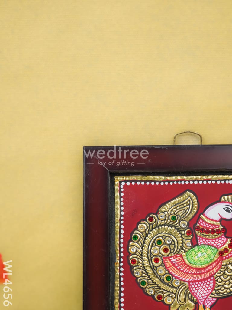 Tanjore Art Photo Frame - Annapakshi - WL4656