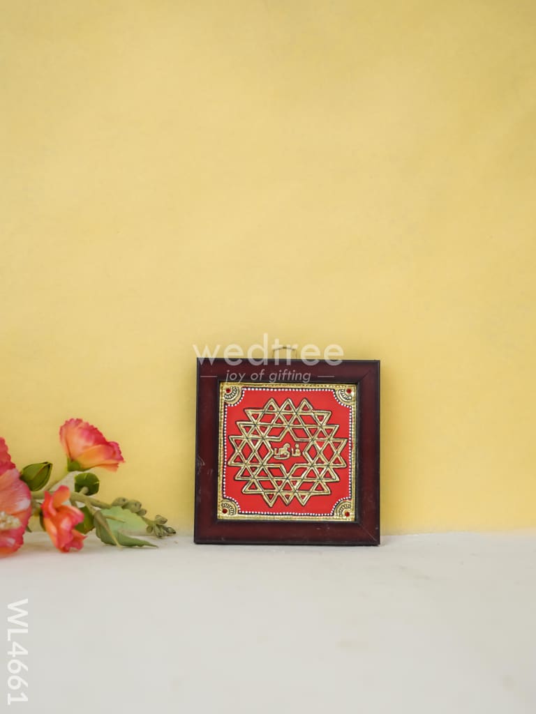 Tanjore Art Photo Frame - Kolam Design - WL4661