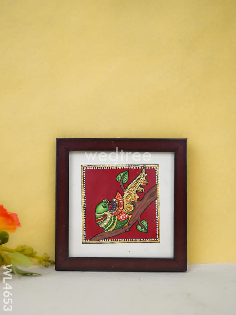 Tanjore Art Photo Frame - Parrot - WL4653