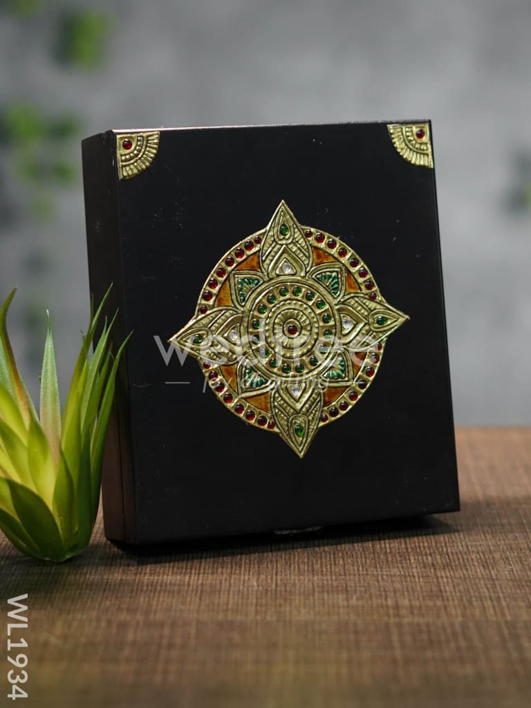Tanjore Painted Jewel Box (6.5 x 5.5) - WL1934