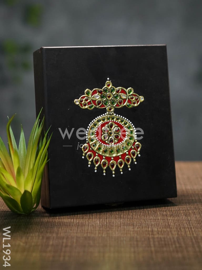 Tanjore Painted Jewel Box (6.5 x 5.5) - WL1934