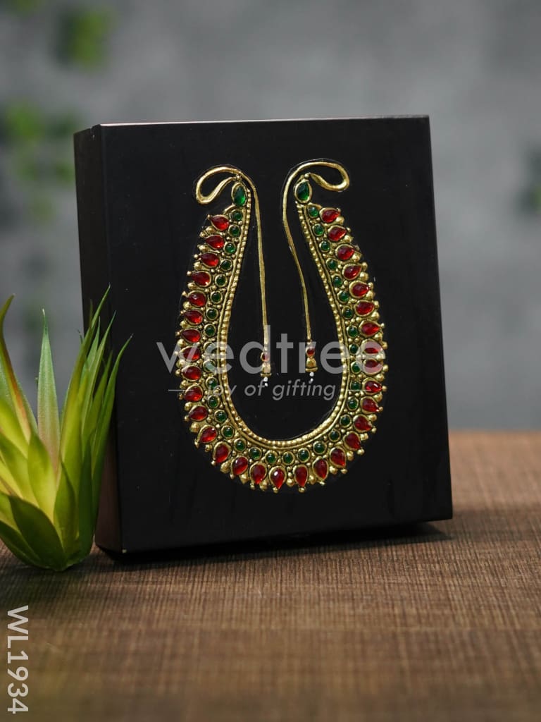 Tanjore Painted Jewel Box (6.5 x 5.5) - WL1934