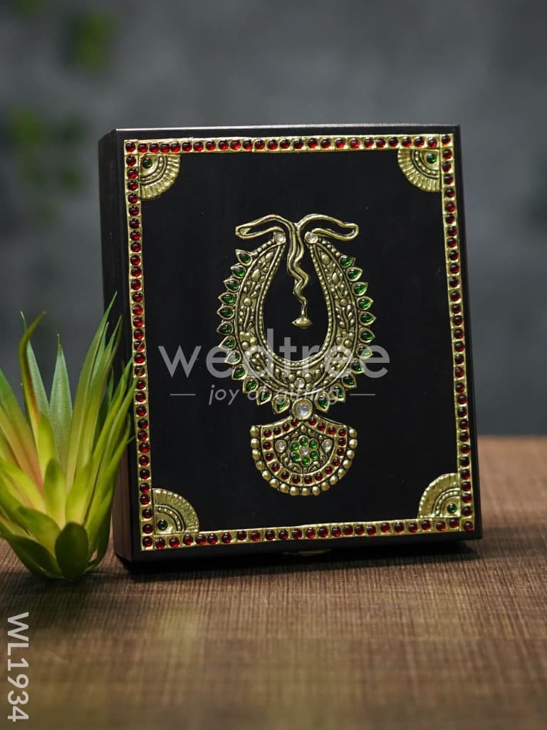Tanjore Painted Jewel Box (6.5 x 5.5) - WL1934