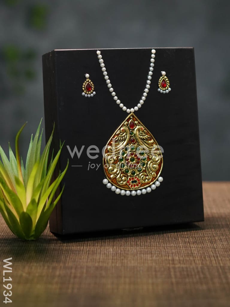 Tanjore Painted Jewel Box (6.5 x 5.5) - WL1934