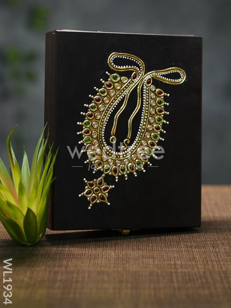Tanjore Painted Jewel Box (6.5 x 5.5) - WL1934
