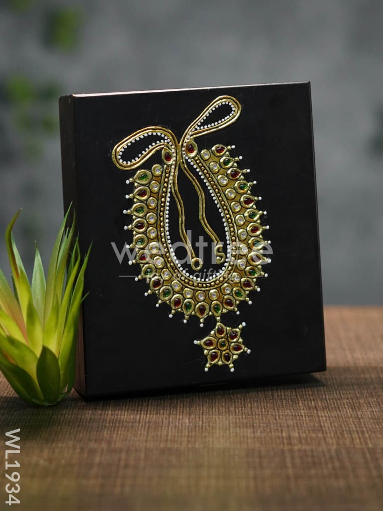 Tanjore Painted Jewel Box (6.5 x 5.5) - WL1934