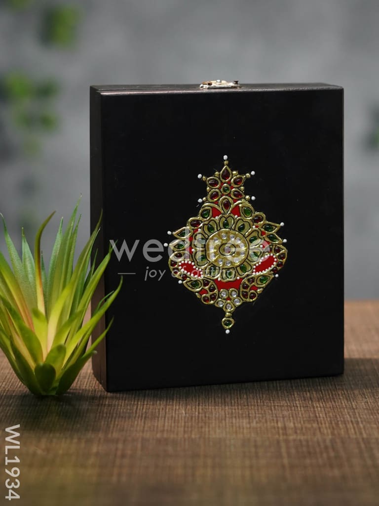 Tanjore Painted Jewel Box (6.5 x 5.5) - WL1934