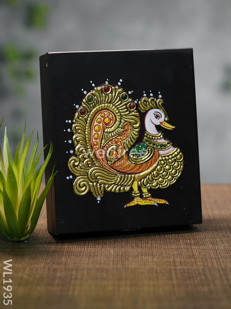 Tanjore Painted Jewel Box (6.5 x 5.5) - WL1935