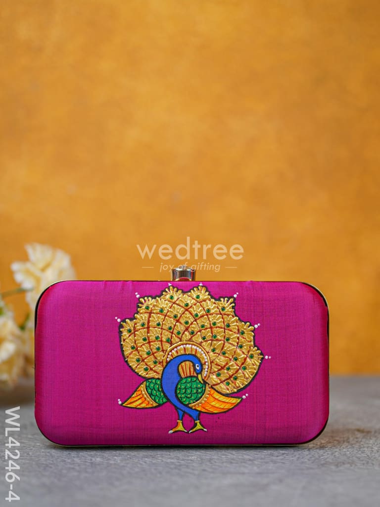 Tanjore Painted Sling Clutch - WL4246