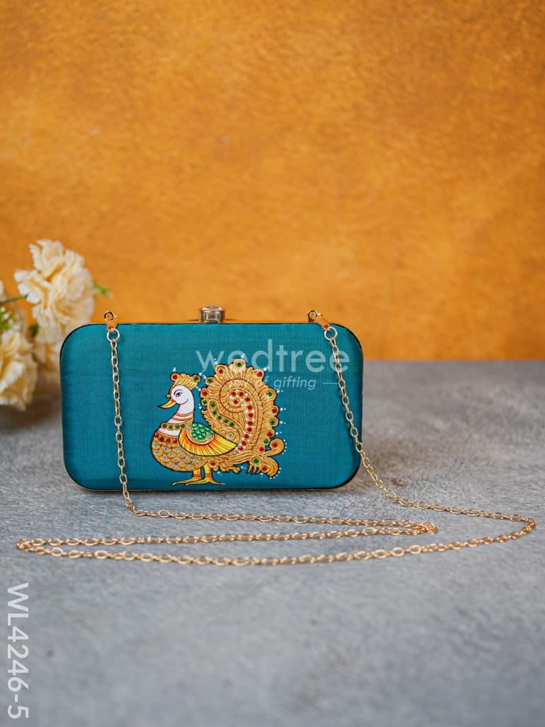 Tanjore Painted Sling Clutch - WL4246