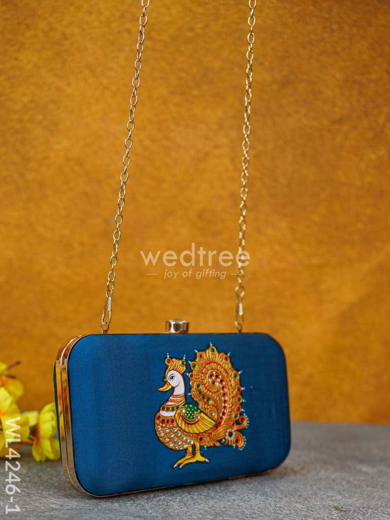 Tanjore Painted Sling Clutch - WL4246