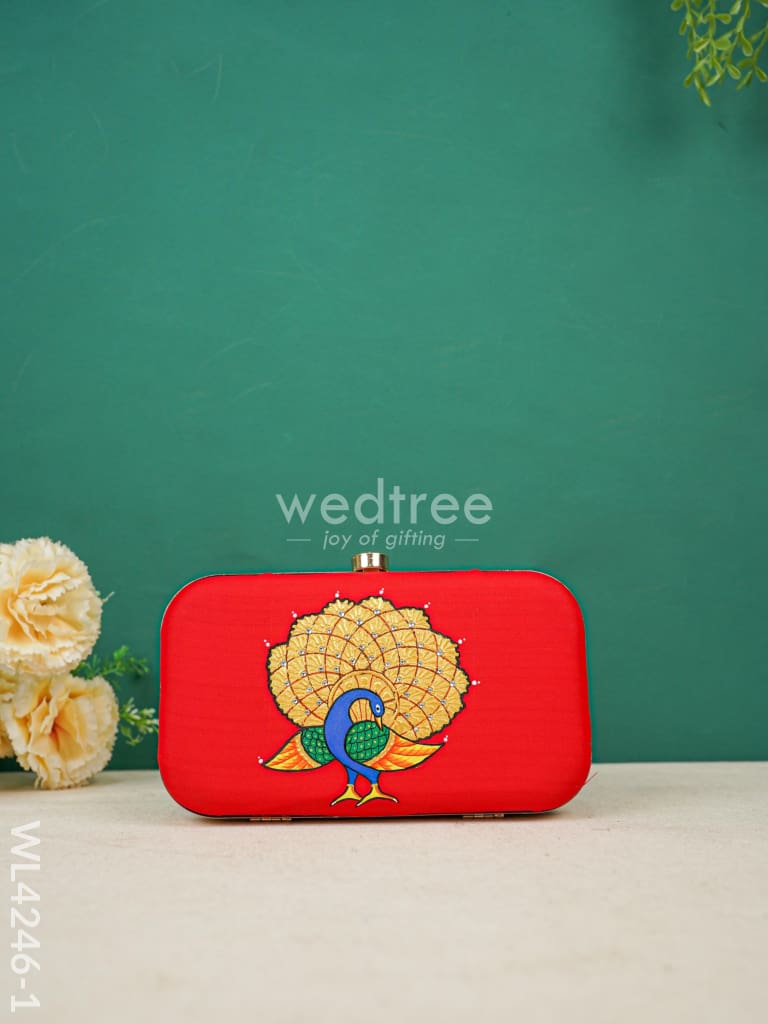 Tanjore Painted Sling Clutch - WL4246