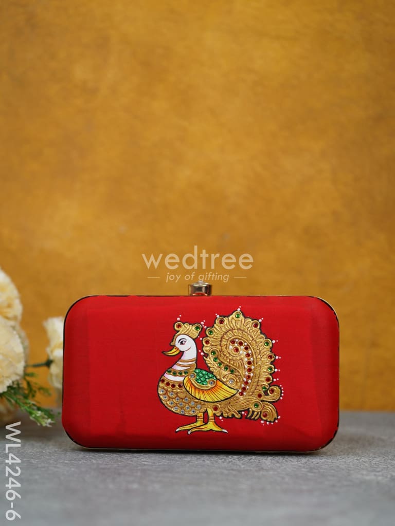 Tanjore Painted Sling Clutch - WL4246