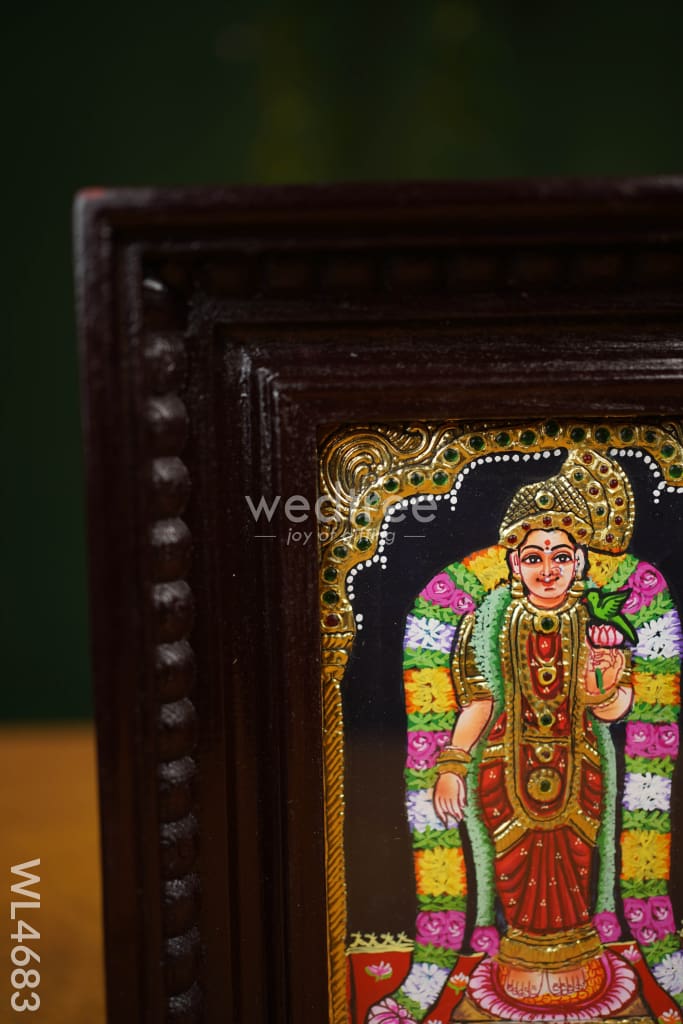 Tanjore Painting Andal - Flat (Gold foil) - 8x6 inch - WL4683