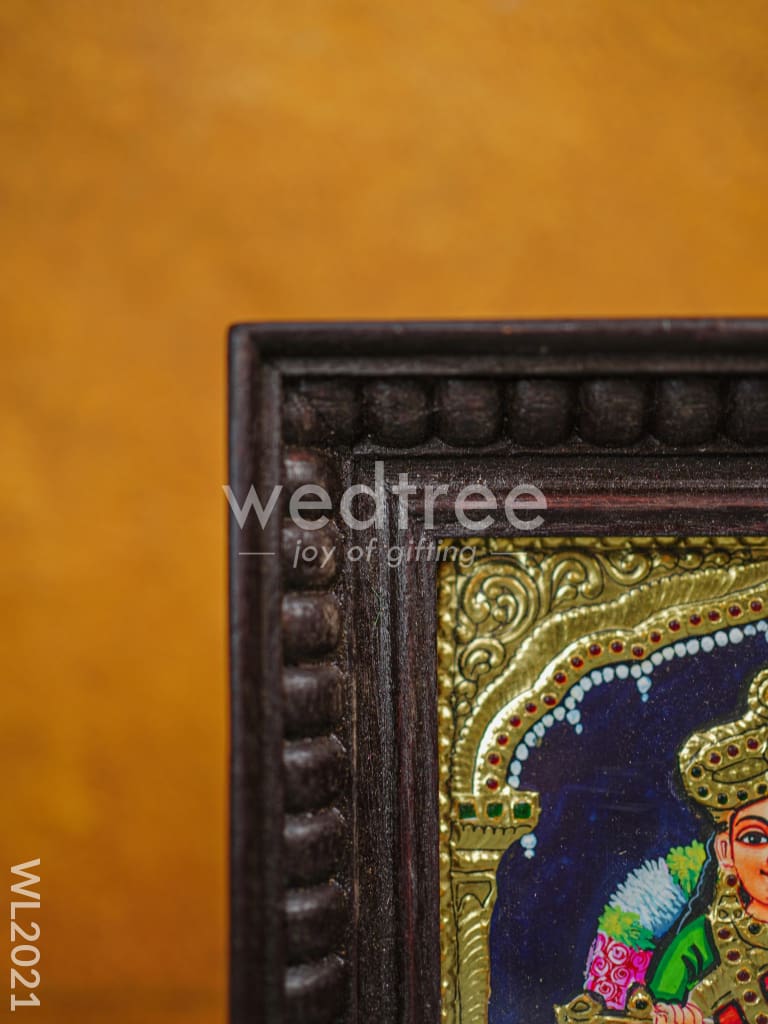 Tanjore Painting Annapoorani - Flat (Gold foil) - 8x6 - WL2021